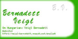 bernadett veigl business card